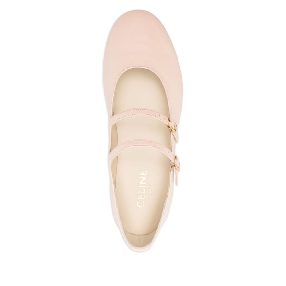 Celine Pink Mary Jane Flats - Picture 4 of 4